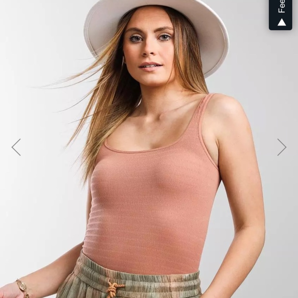 Free people square one seamless tank
